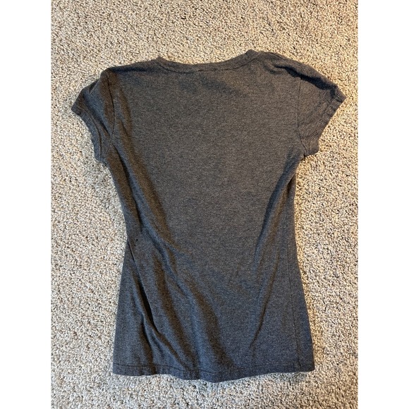 I Love NY Graphic T-Shirt Size M Gray Crew Neck Casual Streetwear Women's - Picture 4 of 4